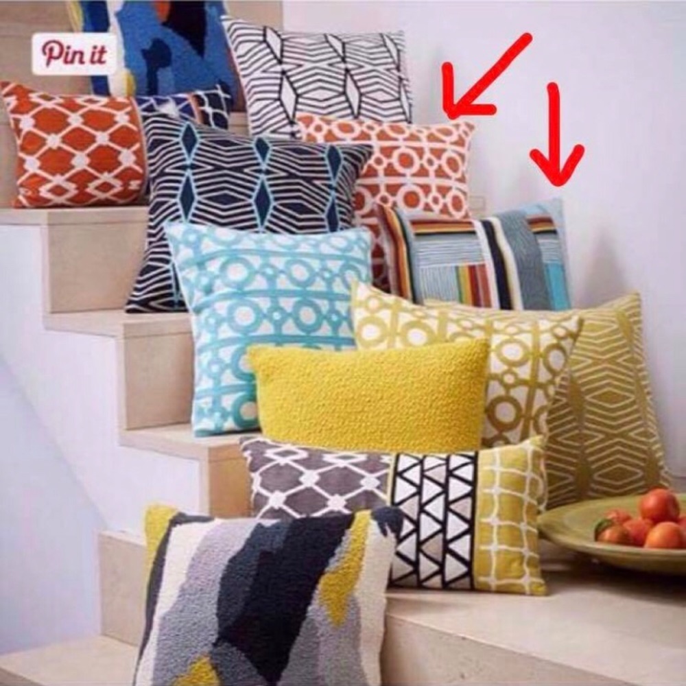 3 West Elm Pillow Covers